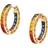 Dolce & Gabbana Hoop Earrings - Gold/Multicolour