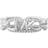 Michael Kors Pavé Empire Logo Ring - Silver/Transparent