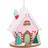 Hällmark Gingerbread House Pink Christmas Tree Ornament 9.5cm