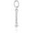 Sif Jakobs White Zirconia Circolo Lungo Earring Charm SJ-CH2373-CZ