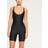 SKIMS Unlined Plunge Mid Thigh Bodysuit Black Body