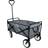 MonsterShop Foldable Garden Cart Grey