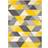 Oriental Weavers Geometric Grey, Yellow 80x150cm