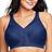 Glamorise MagicLift Front Closure Posture Back Bra - Blue