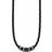 s.Oliver Mens Necklace for men, stainless steel Black One