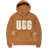 UGG Women's Rey UGGfluff Logo Hoodie - Chestnut/Plaster