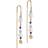 ENAMEL Copenhagen Sofia Earring - Gold/Pearls/Blue