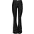 Only Blush Coated Skinny Flared Pant - Black