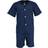 Fruit of the Loom Men's Broadcloth Short Sleeve Pajama Set - Navy