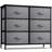 Sorbus Dresser with 6 Drawers Black Chest of Drawer 80x62.5cm
