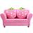 Honey Joy Toddler Couch with Two Strawberry Pillows