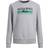 Jack & Jones Boy's Logo Crewneck Sweatshirt - Grey/White Melange