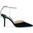 Jimmy Choo Saeda 85 Velvet - Dark Green