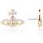 Vivienne Westwood Mayfair Bas Relief Earrings - Rose Gold/Transparent