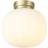 Discovery Chicago Small Satin Gold Ceiling Flush Light 19cm