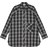 Ganni Checkered Cotton Oversized Raglan Shirt - Black