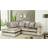 Furniture 786 Bella Crushed Champagne Sofa 212cm 3 Seater