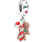 Pandora Gingerbread Man Dangle Charm - Silver/Multicolour