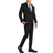 Kenneth Cole Ready Flex Slim Fit Tuxedo Suit - Black