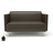 Napa Mocha Faux Leather NSS05765 Mocca Sofa 125cm 2 Seater