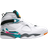 Nike Air Jordan 8 Retro South Beach M - White/Turbo Green/Neutral Grey