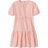 Vertbaudet Dress with 3/4 Sleeves - Coral