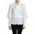 Dolce & Gabbana Ascot Collar Lantern Sleeves Top Blouse - White