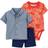 Carter's Baby's Pineapple Little Short Set 3-piece - Red/Chambray