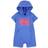 Carter's Baby Boys Short Sleeve Romper, Newborn, Blue Blue