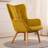 Hashtag Home Kleiman Mustard Armchair 94cm