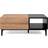 Finori Nola 55A Artisan Oak and Black Coffee Table 55x100cm