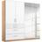 Rauch Harburg Alpine White/Brown Wardrobe 181x197cm