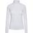Pieces Roller Collar Embroidered Knitted Top - Bright White