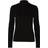 Selected Textured High Neck Knitted Top - Black