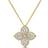 Roberto Coin Princess Flower Pendant Necklace - Gold/Diamonds