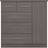 SECONIQUE Nevada Black Wood Grain Wardrobe 117x115cm