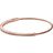 Pandora Signature ID Pavé Bangle - Rose Gold/Transparent