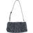 Mandarina Duck Velvet Plisse Shoulder Bag - Grey