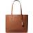 Michael Kors Eliza Extra-Large Pebbled Reversible Tote Bag - Luggage