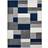 Think Rugs Matrix Blocks Blue 80x150cm