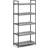 Julian Bowen Staten ‎Concrete Grey/Black Book Shelf 140cm