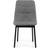 Julian Bowen Set Of 4 Hayden Grey/Black Kitchen Chair 84.5cm