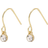 Pilgrim Lucia Earrings - Gold/Transparent