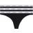 Calvin Klein Women's Logo Waistband Thong 3-pack - Black