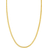 Italian Gold Franco Chain Necklace - Gold