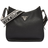 Prada Leather Hobo Bag - Black