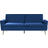 Beliani Vettre Navy Blue Sofa 210cm 3 Seater