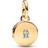 Pandora Openable & Engravable Love Locket Dangle Charm - Gold/Transparent