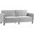 Homcom Convertible Light Grey Sofa 189cm