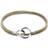 Anchor & Crew Montrose Rope Bracelet - Silver/Brown